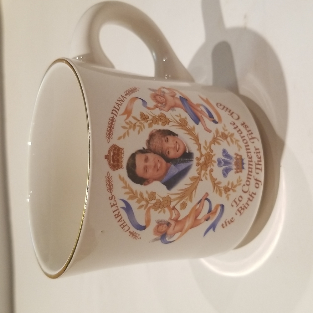Vintage 1981 Prince Charles Lady Diana Mug